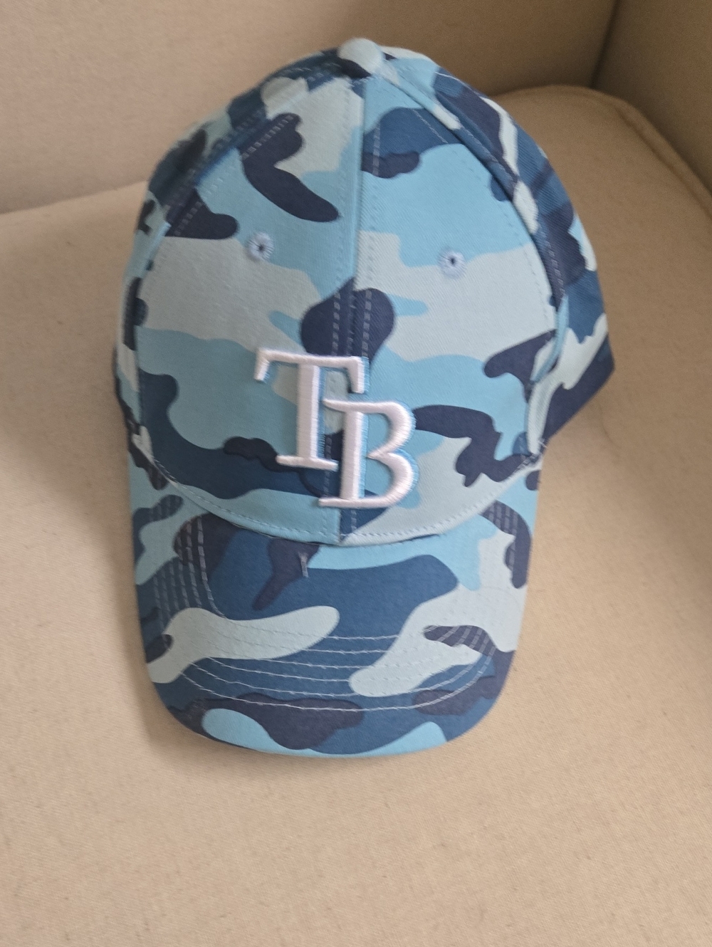 Tampa Bay Rays blue camo hat